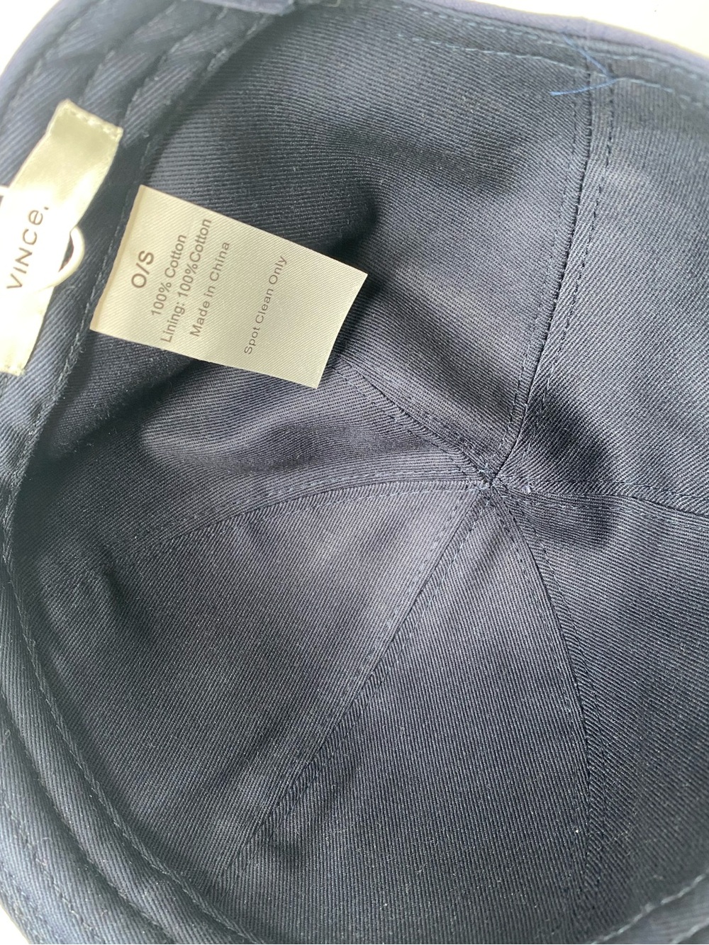 Vince NWOT Mens Navy Cotton Baseball Cap - Picture 6 of 7